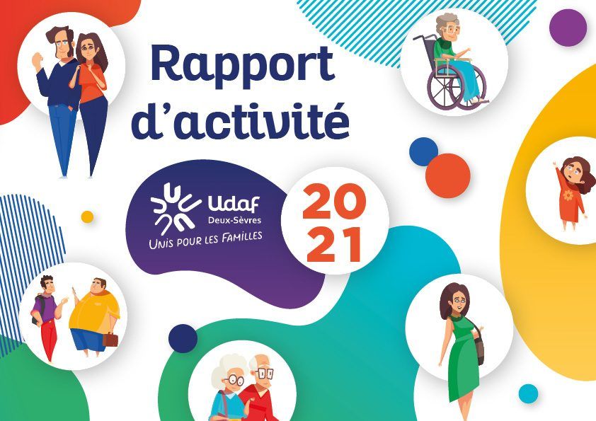 image de la page de couverture du rapport d'activité 2021